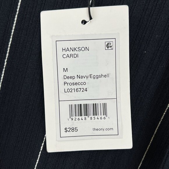 NWT Theory Hankson Striped Cardigan Size M - Picture 10 of 12